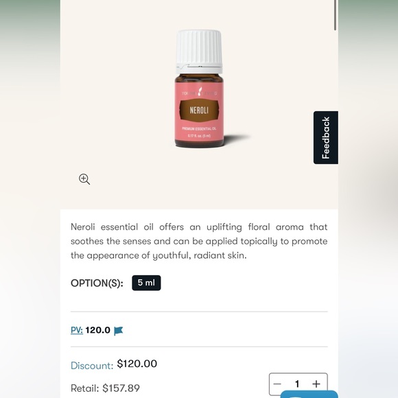 YL Neroli Essential Oil - Picture 2 of 2